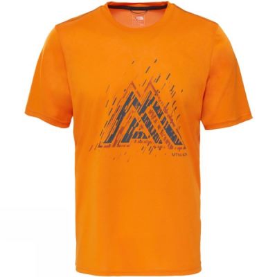 Crew The North Face MA Graphic Reaxion Amp Hombre - Naranjas - Chile FTU968143